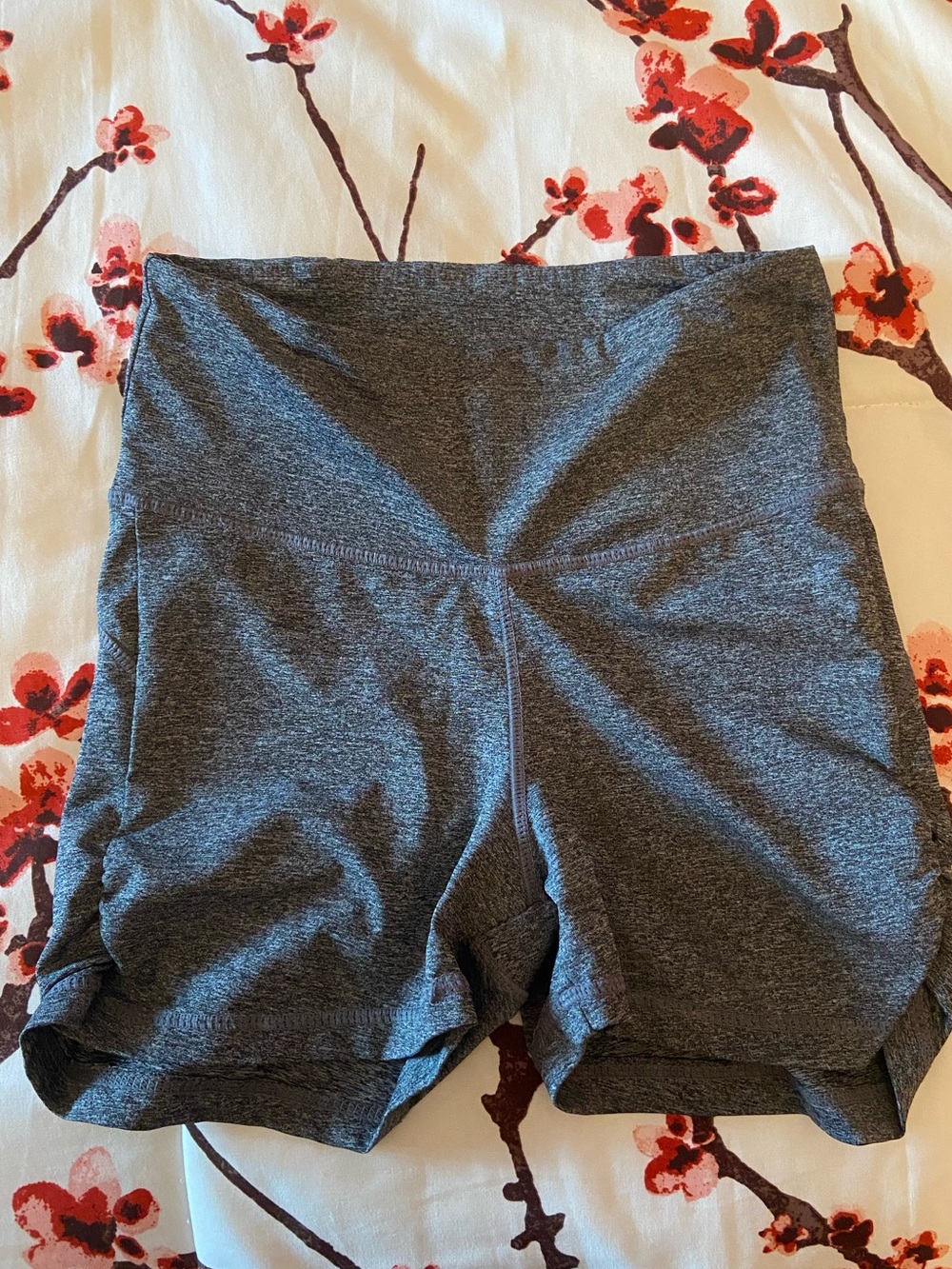 Sommer Ray Women's High-Waist Gray Athletic Shorts